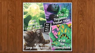 NYAM Ep 44 Omnath vs Tinybones vs The Mimeoplasm vs Zurgo Helmsmasher MTG EDH Gameplay Video [upl. by Eintruoc]