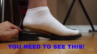 HOW HEIGHT INSOLES amp SHOE LIFTS LOOK WHILE YOU STAND YOU WILL BE SURPRISED [upl. by Shana]