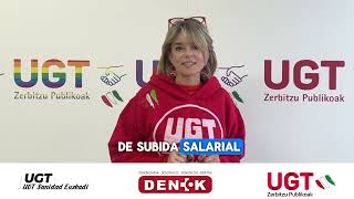 Gracias a UGT se ha conseguido 95 de subida salarial para todas y todos [upl. by Balthasar]