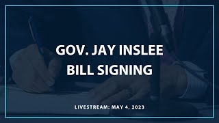 WATCH Gov Jay Inslee bill signing [upl. by Paris]