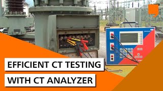 Efficient current transformer testing with OMICRON CT Analyzer [upl. by Charlean337]