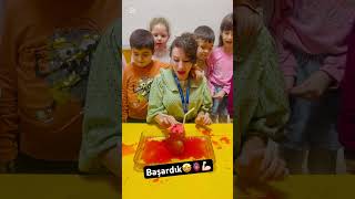 Kan pompalama deneyimiz🤓 kindergarten montessorietkinlikleri oyun funny etkinlik deneysaati [upl. by Still]