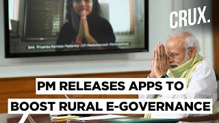 PM Modi Launches eGramSwaraj App Swamitva Yojana  COVID19 India [upl. by Lodmilla]