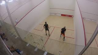 SQUASH 57 NATIONALS 2109 PHILIP HALL V MERVIN DAVIS [upl. by Hakeber]