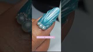 Efecto relieve 💅🏻 avicii tendencias nails manicura uñasacrilicas [upl. by Ellenoj297]