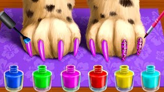 Play Jungle Animal Hair Salon Fun Kids Games  Wild Pets Haircut amp Style Makeover By TutoTOONS [upl. by Sitelc]