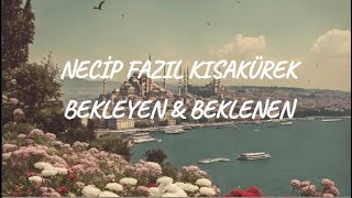 Beklenen amp Bekleyen  Necip Fazıl Kısakürek [upl. by Harima]