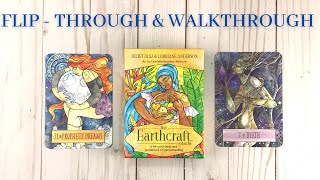 The Earthcraft Oracle Deck 🌎 Oracle Cards Flip Through Walkthrough Review Unboxing 🌬️ Tarot [upl. by Einittirb]