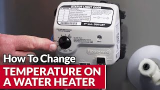 How To Change Temperature On A Water Heater  Ace Hardware [upl. by Nylirret]