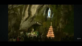 NEAR MIDNIGHT MASS AT LOURDES GROTTO 2 NOV 2024 2347 [upl. by Adalard]