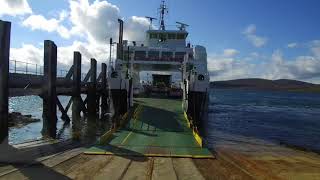 Ferry from Berneray loading [upl. by Nnairahs]