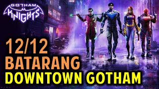 Downtown Gotham All 12 Batarang Locations  Gotham Knights Collectibles Guide [upl. by Kopple691]