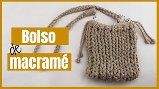 Bolso de macramé paso a paso 👜 [upl. by Ciryl968]