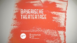 Kooperation MediendesignStudiengang Hochschule HofCampus Münchberg mit Bayerische TheaterTage [upl. by Myrt]