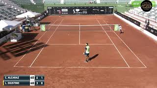 When Lorenzo Giustino beat Carlos Alcarazsecond set of R32 match in Marbella in 2020 [upl. by Noraj]