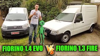 Fiorino 13 Fire ou Fiorino 14 Evo Qual a melhor para trabalho Comparativo entre os modelos [upl. by Nohsyt]