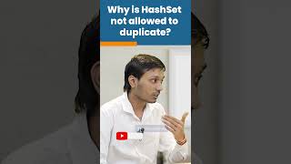 Why Is HashSet Not Allowed To Duplicate  Java Interview Question  kiransir shorts freshers [upl. by Dove345]