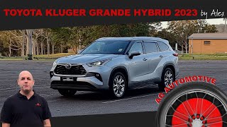 2023 TOYOTA KLUGER GRANDE HYBRID REVIEW [upl. by Adranoel]