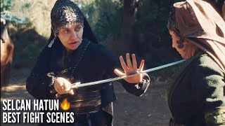 Dirilis Ertugrul l Kurulus Osman l Selcan Hatuns Best Fight Scenes [upl. by Biggs383]