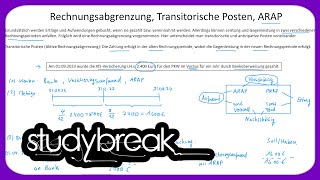 Rechnungsabgrenzung Transitorische Posten ARAP  Externes Rechnungswesen [upl. by Cates]