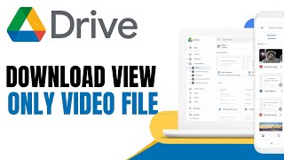 How To Download View Only Video File From Google Drive  Quick amp Easy 2024 [upl. by Shaya]