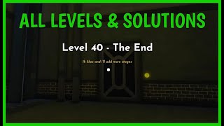 ESCAPE ROOM ACADEMY ALL LEVELS  1  40 Walkthrough Roblox [upl. by Zoha]