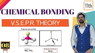 Chemical Bonding । Class 11 L8 । VSEPR Theory [upl. by Pilihp]