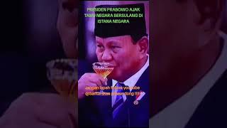 PRESIDEN PRABOWO AJAK TAMU NEGARA BERSULANG DI ISTANA NEGARA [upl. by Eelahs847]