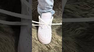 Nike Air Force 1 Laces Tutorial ❗️watch this if you love shoes… [upl. by Aicrop]