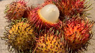 How to eat and open Rambutan fruit 3 ways [upl. by Alec]