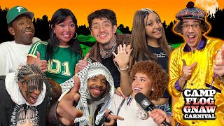 Nardwuar at Camp Flog Gnaw ft Tyler the Creator Earl Sweatshirt Ice Spice Cuco  more [upl. by Rives]