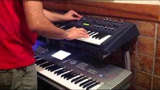 DEMO Roland JP8000 SUPER SAW oscilator [upl. by Ynnod]