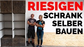 🔥 RIESIGEN 🔥 Schrank Einbauschrank selber bauen [upl. by Gifferd]