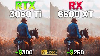 10 Games on RTX 3060 Ti vs RX 6600 XT in 2023  1080p [upl. by Norabel]