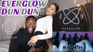 EVERGLOW 에버글로우  DUN DUN MV REACTION [upl. by Macmillan]