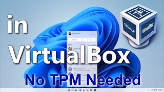 Windows 11  Download and Install in VirtualBox no TPM neededStep by step 2023 [upl. by Pylle]