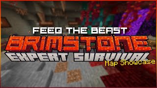 Brimstone Expert Survival by FTB  Marketplace Map Showcase [upl. by Dlareme207]