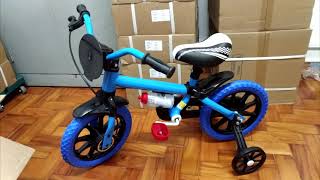 Como Montar Bicicleta Nathor Bike Infantil Aro 12 Manual de Instruções Veloz Freio Tambor Rodinhas [upl. by Ready]