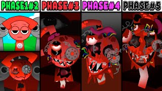 All Phases in New Incredibox Sprunki 2 From Phase 1 to Phase 5 [upl. by Rorie]