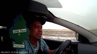 Long Drive in Winter Snow Storm Ep01 From Neepawa Manitoba to Alberta Canada [upl. by Sukram]