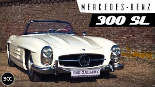 MERCEDES 300 SL  300SL ROADSTER 1957  Modest test drive  MercedesBenz engine sound  SCC TV [upl. by Ailimaj]