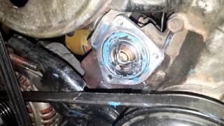 Nissan 240sx  Thermostat change [upl. by Lezti154]