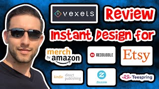 Vexels Review  How To Create A Quick Merch By Amazon Design Tutorial Using Vexels TShirt Maker [upl. by Notpmah]