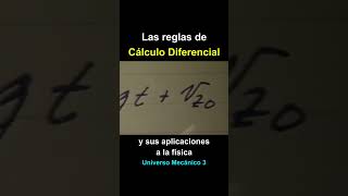 Reglas del Cálculo Diferencial y sus aplicaciones a la física [upl. by Marilou]