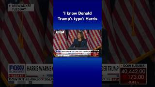 Trump Kamala Harris trade barbs as the 2024 election looms shorts [upl. by Atikan]