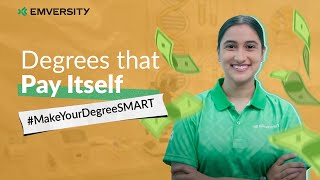 Degree That Pays Itself Earn While You Learn with Emversity MakeYourDegreeSmart [upl. by Nnawtna513]