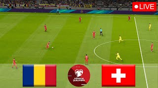 Romania vs Switzerland LIVE  UEFA Euro 2024 Qualifiers  Live Match [upl. by Reginald]