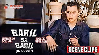 BARIL SA BARIL 1961  SCENE CLIPS 2  IN COLOR  Fernando Poe Jr Joseph Estrada Perla Bautista [upl. by Elleinet348]