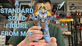 Unboxing amp Review of McFarlane x Warhammer 40K Space Marines Space Wolf Wolf Guard [upl. by Reena]