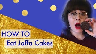 HOW TO EAT A JAFFA CAKE PROPERLY [upl. by Kamilah]